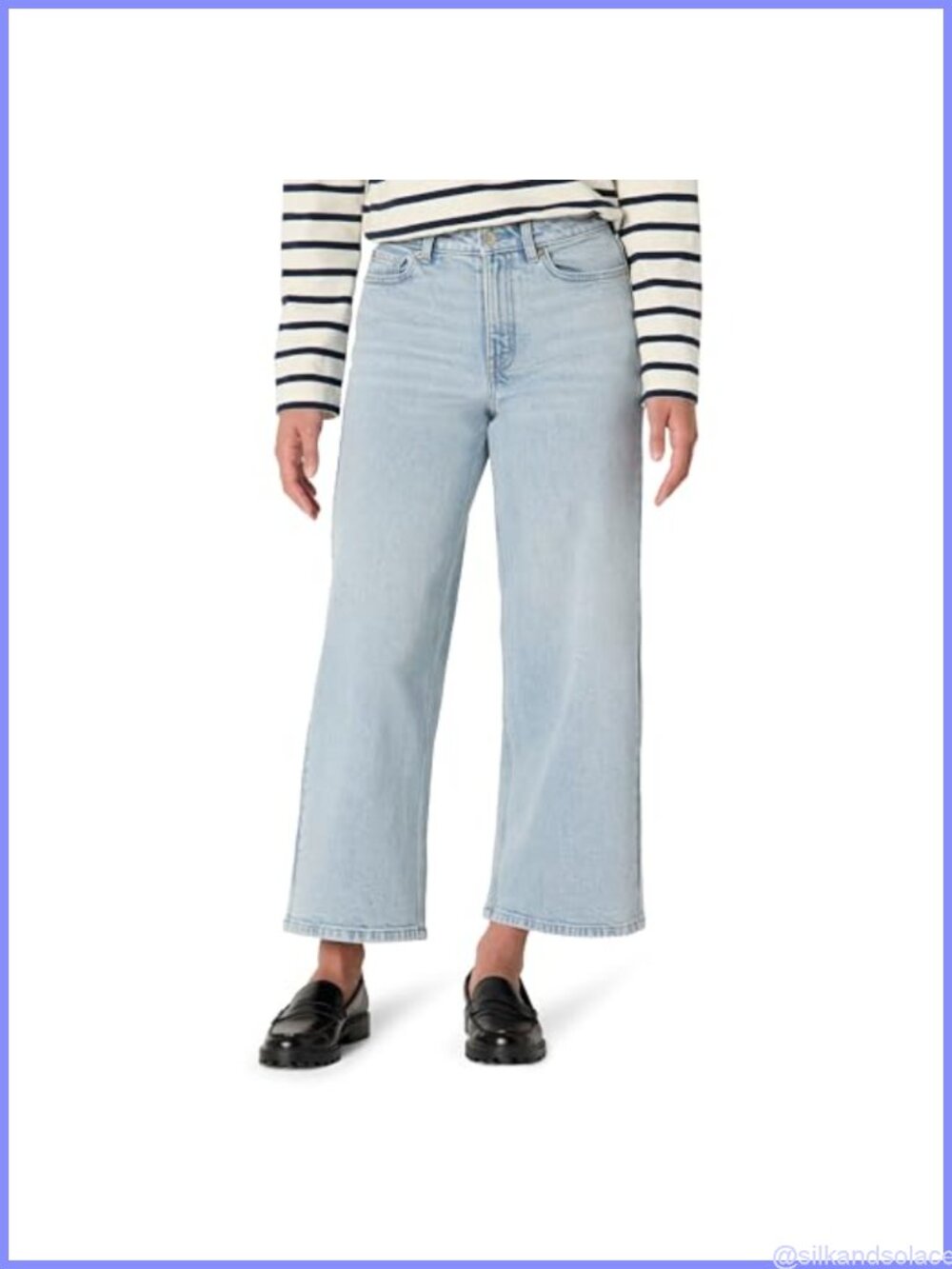 High-Rise Wide Leg Cropped Jean 26" Inseam